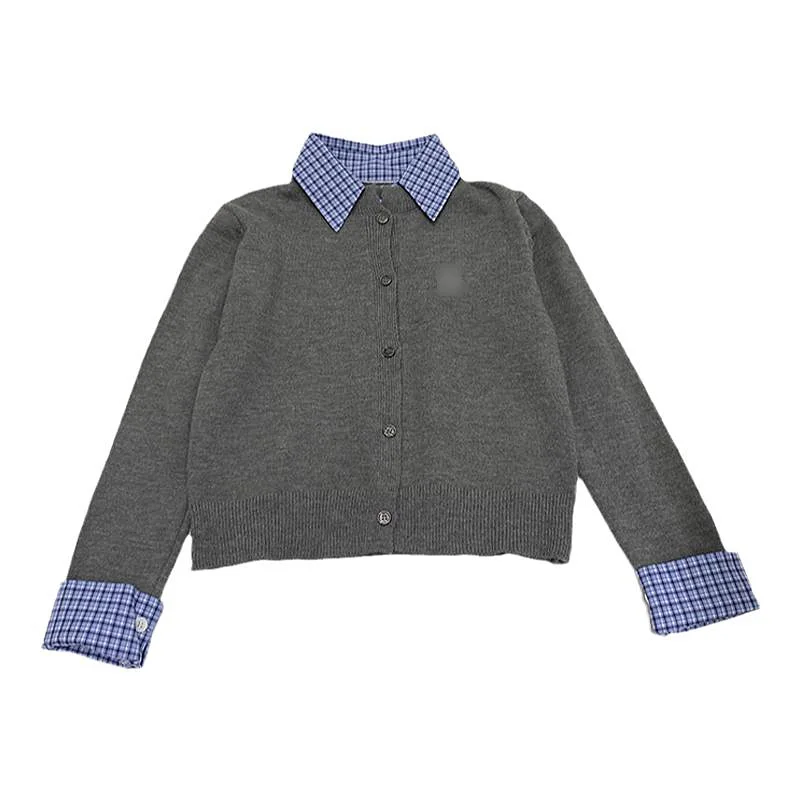 Осень и зима 2024 новый корейский повседневный универсальный свободный клетчатый