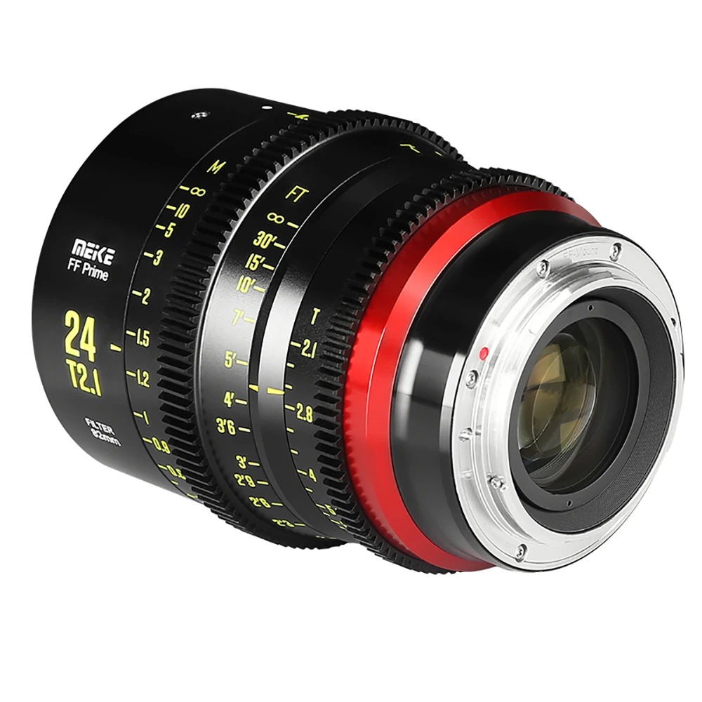 Полнокадровый объектив Prime Lens Meike 24 мм T2.1 Cine для Canon C700 C500II Sony FX3 FX6 FX9 VENICE Z Panasonic