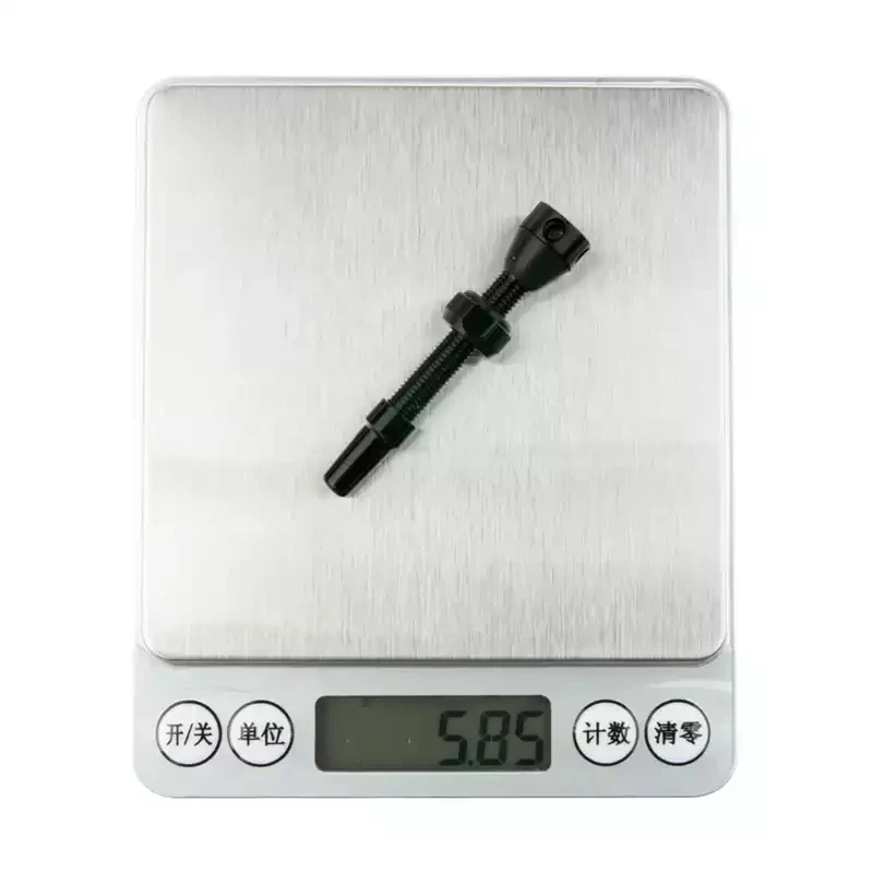 Бескамерный вентиль для велосипеда черный 44/48 мм шоссейных велосипедов