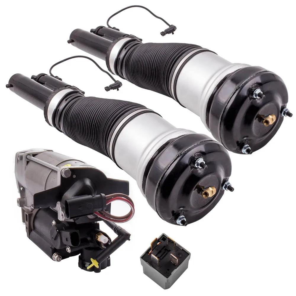 Передняя Пневматическая Подвеска + воздушный насос для Mercedes S Class W220 98-06 2203202438 S430