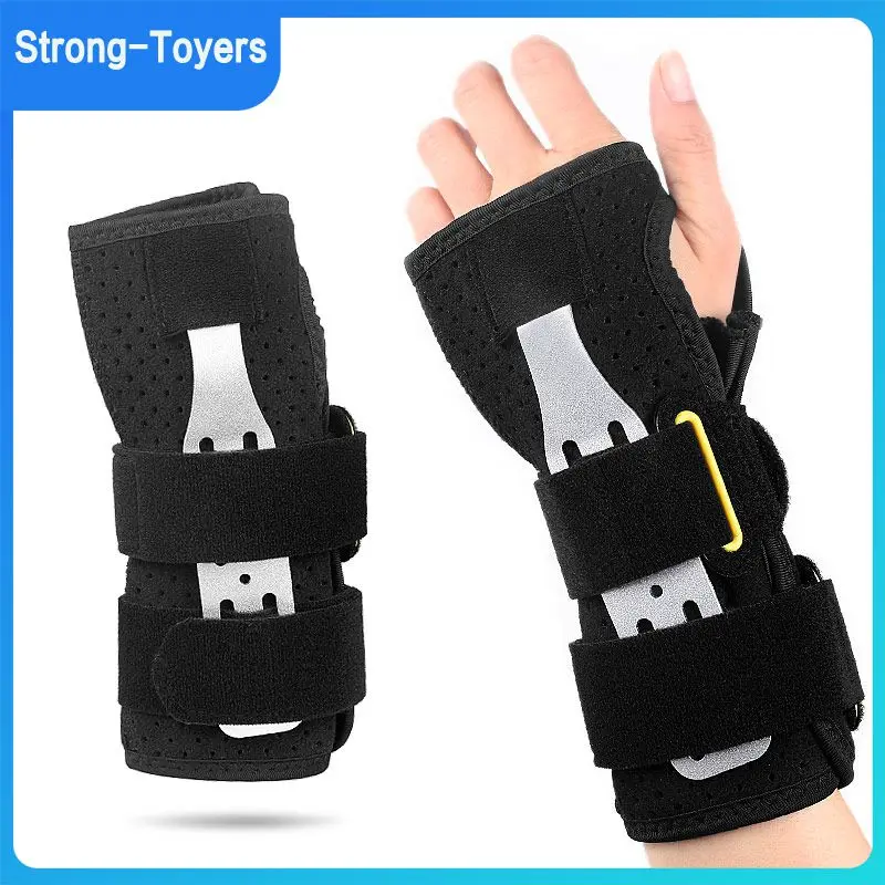 

1 шт., черный Регулируемый Дышащий моющийся фиксирующий протектор для запястья