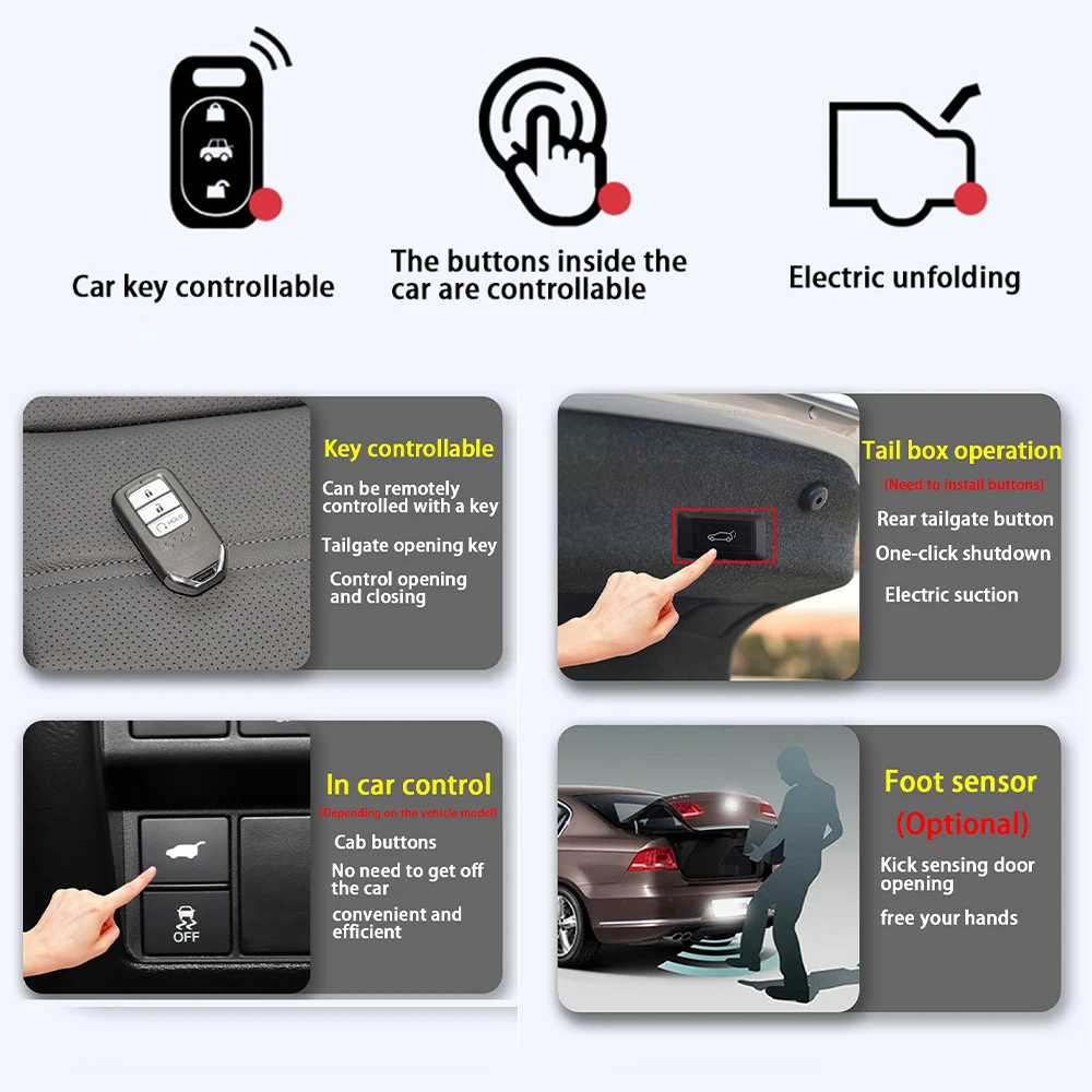 Фото Для Jetour Shanhai T1 Freedom 2024 2025 2026 OEM Plug and Play Автоматическая система открывания багажника с электроприводом задней двери №5