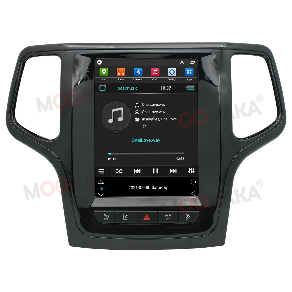 Автомагнитола на Android для Jeep Grand Cherokee 2008-2013 DSP Беспроводной мультимедийный плеер