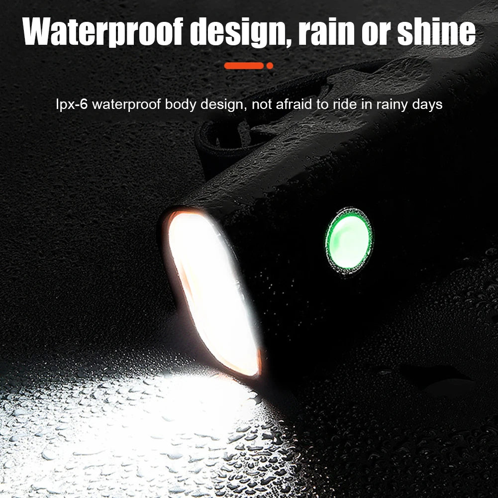 

T6 LED Rear Flashlight Bike Headlight MTB Road Bicycle Waterproof USB Charging Portable Waterproof Cycling Elements