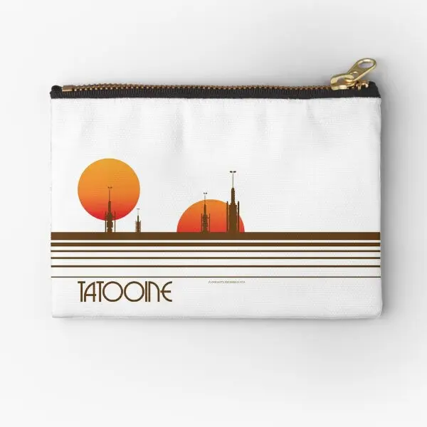 

Tatooine Zipper Pouches Small Men Packaging Wallet Women Money Pure Underwear Cosmetic Storage Socks Key Coin Panties Pocket