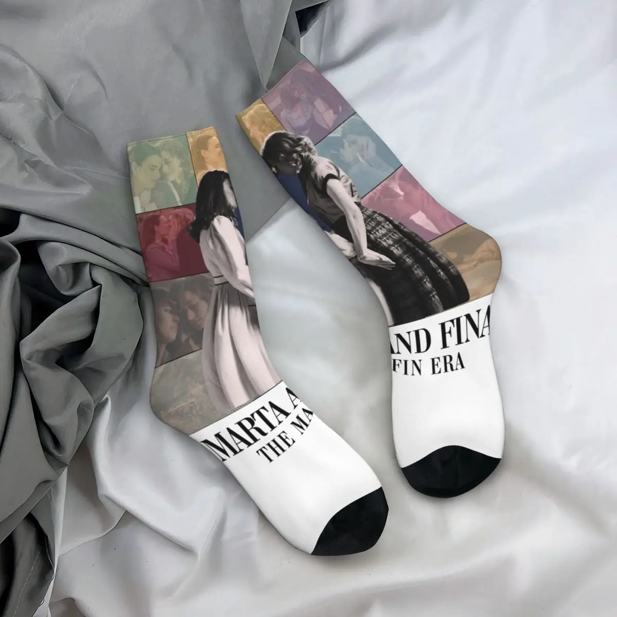 Модные дизайнерские спортивные носки MARTA и FINA THE MAFIN зимние теплые нескользящие