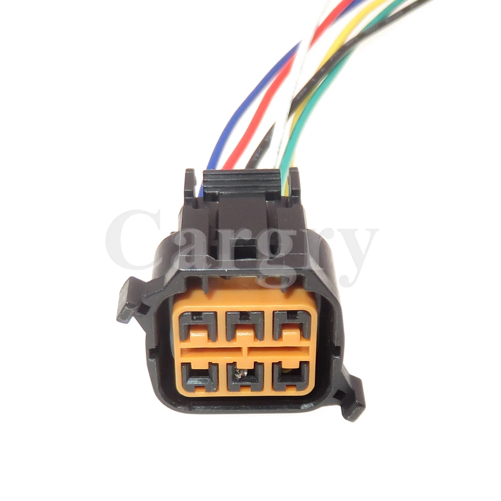 

1 компл. 6P Φ Автомобильная фара проводной кабель Разъем Автомобильный водонепроницаемый пластиковый корпус гнездо для Hyundai KIA