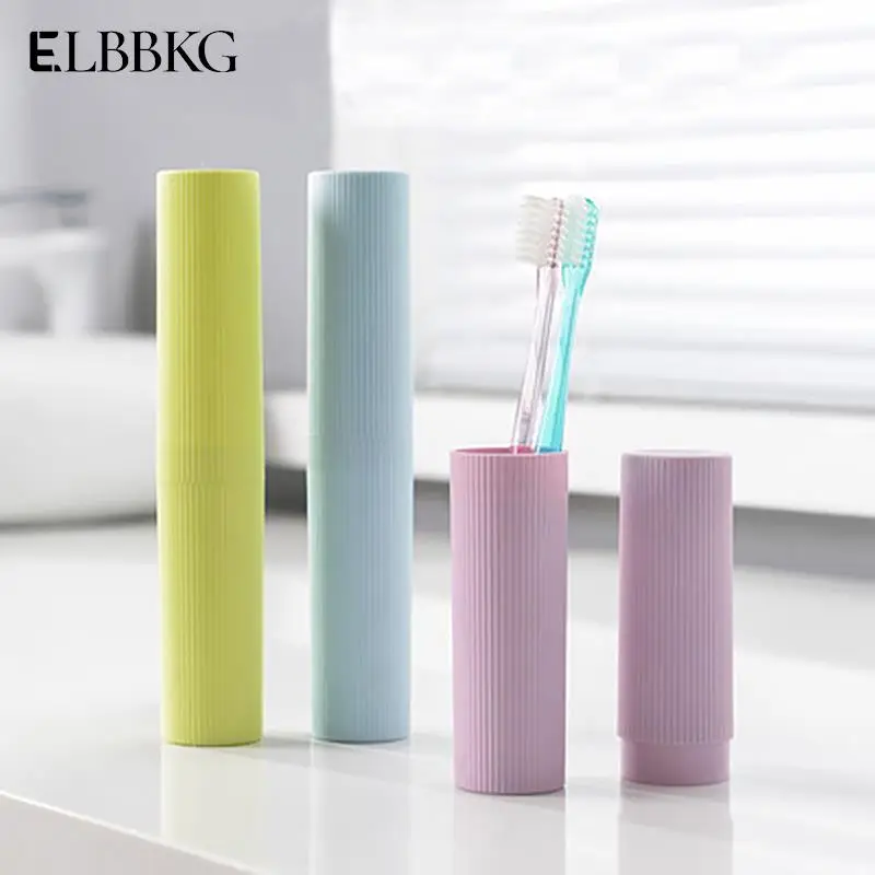 

Travel Portable Toothbrush Cup Bathroom Toothpaste Holder Storage Case Box Organizer Toiletries Storage Cup