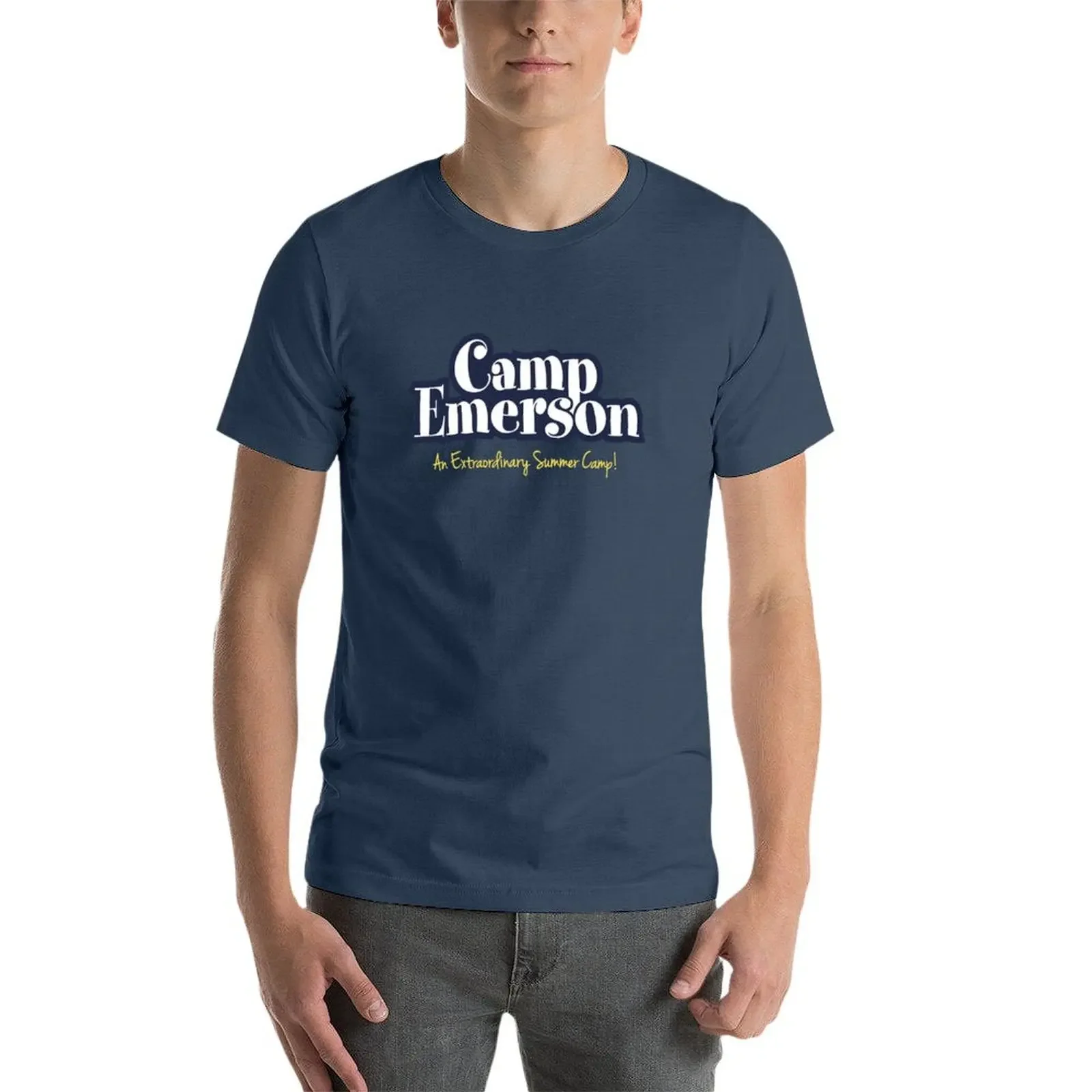 Логотип Camp Emerson - футболка Royal Blue мужская быстросохнущая блузка одежда в стиле