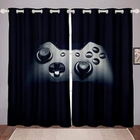 teens gaming window curtain gamer gift for kids boys girls window treatments for young man video games window drapes cortinas