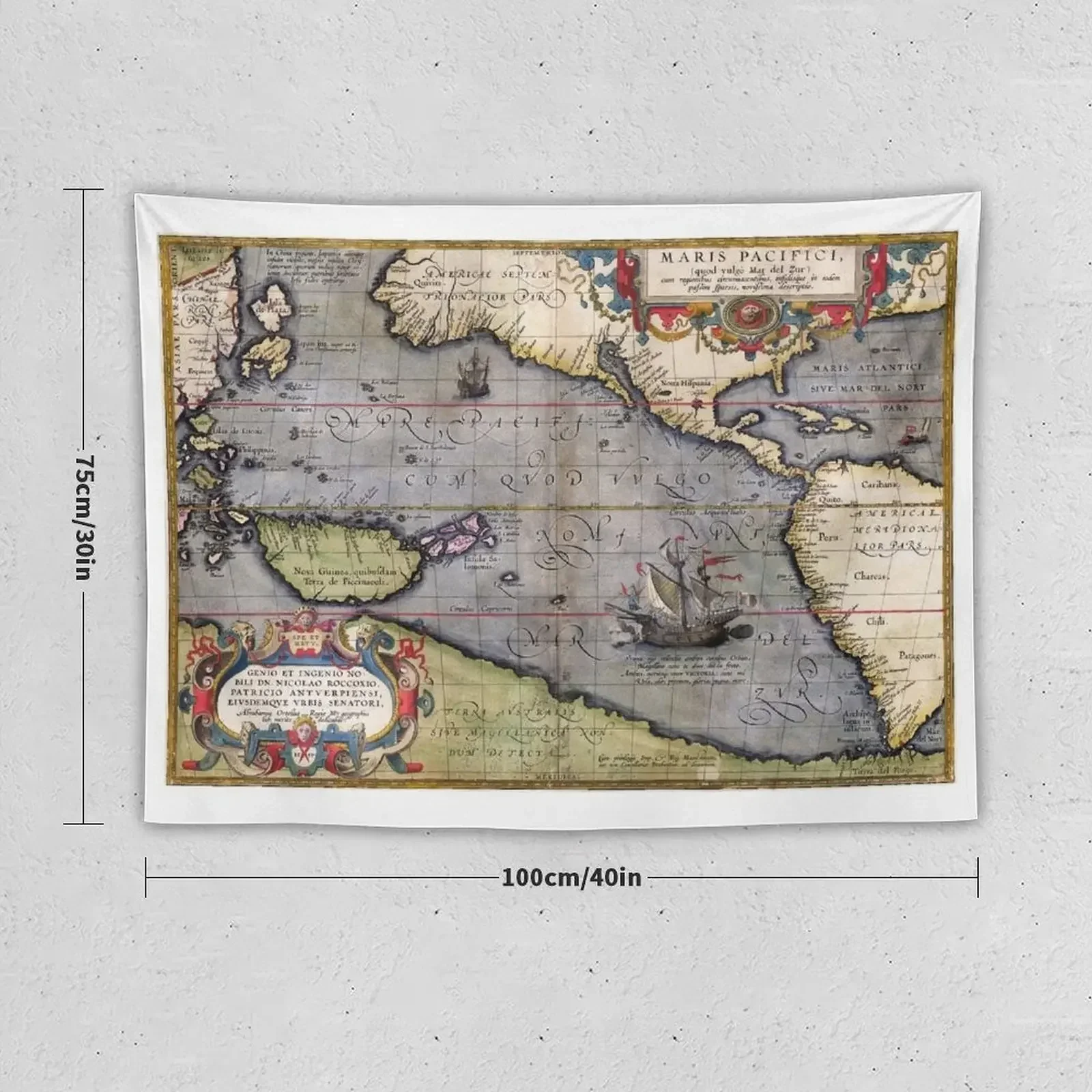 Декоративный Настенный Гобелен 1589-Ortelius-kale украшение стены эстетическое