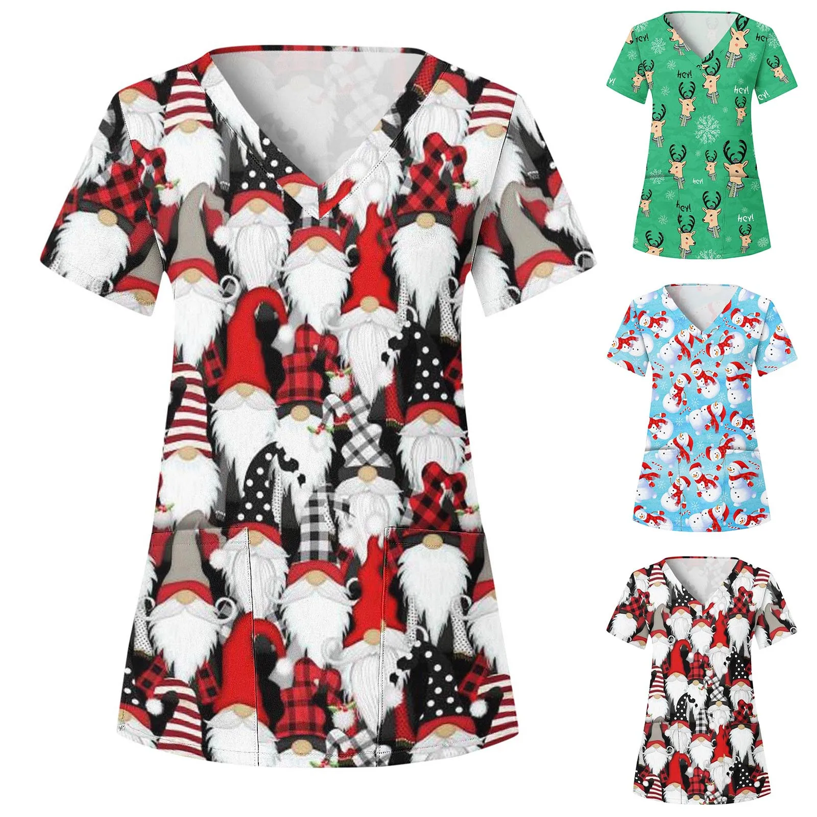 

Женская униформа медсестры, хирургические скрабы, верхняя одежда, медицинская униформа, Рождественская униформа для медсестры, униформа для женщин