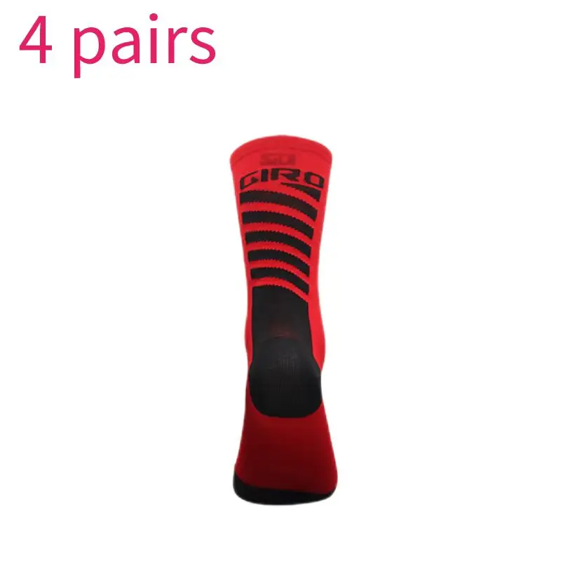 4 paresHigh quality professional cycling socks MTB men women bike socks Breathable Road Bicycle Socks Outdoor Sport Racing Socks
