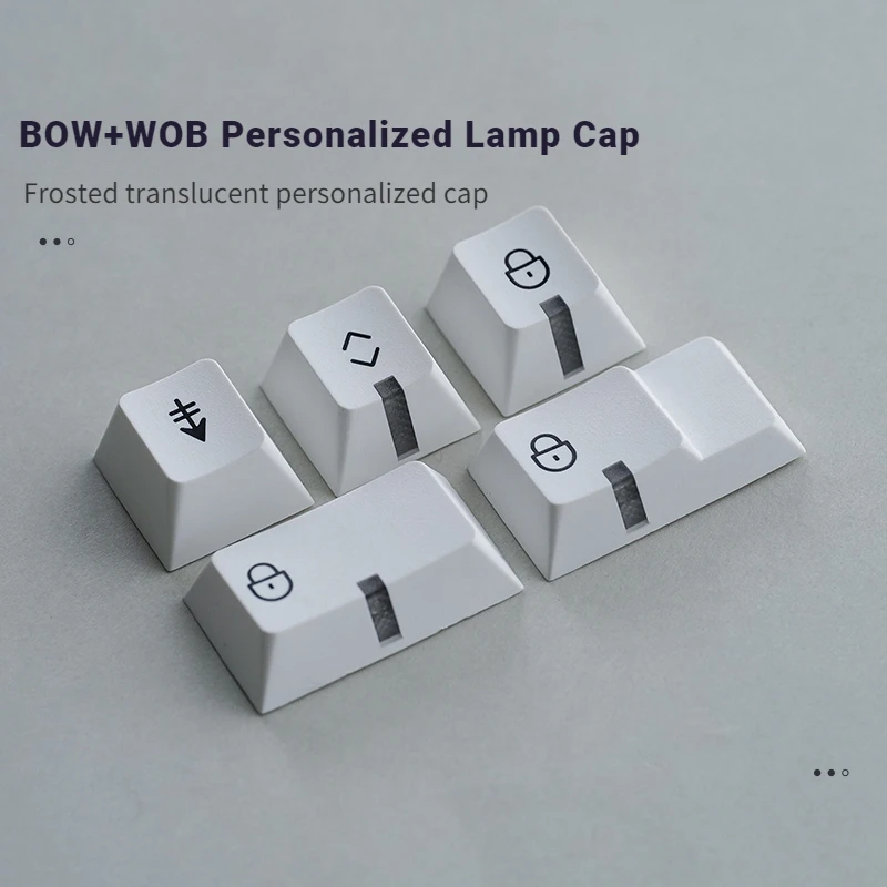 Колпачок для клавиатуры ECHOME Bow Wob матовый прозрачный колпачок с вишневым профилем