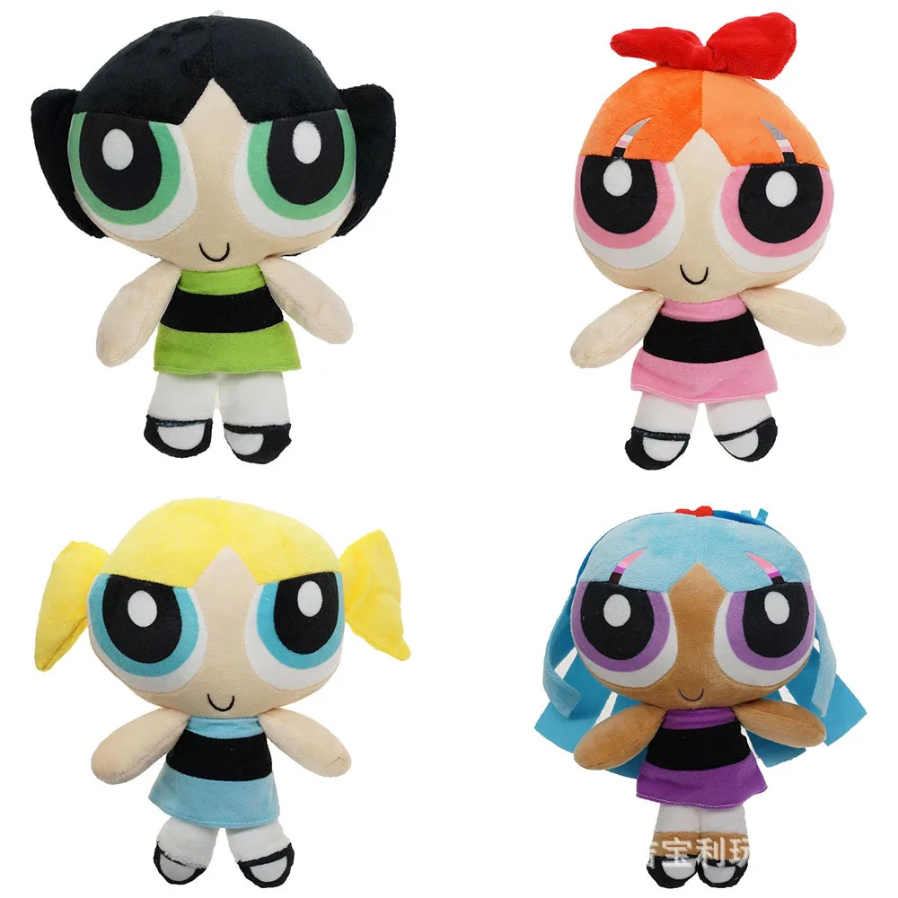 Фото 20 см, 4 стиля, плюшевая кукла Potdemiel Power Girl Bubbles Blossom Buttercup, мягкие игрушки-мультяшки, подарки на день рождения для девочек №1