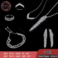 s925 silver set zircon double layer womens bracelet ring fashion luxury brand monaco womens jewelry