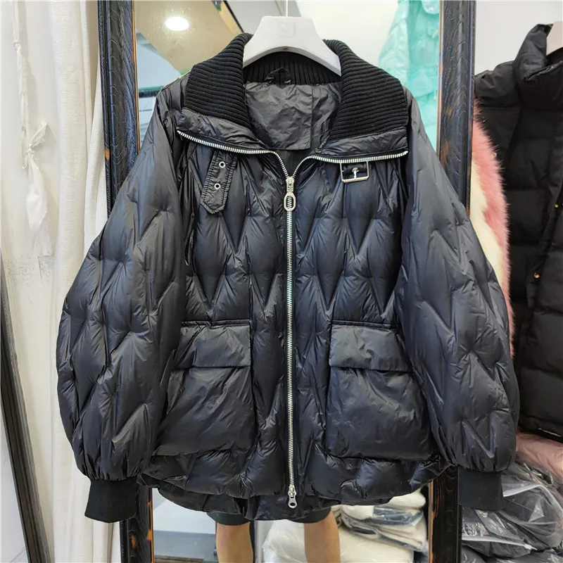New Women Down Jacket Casual Style Autumn Winter Coats And Parkas Female Outwear