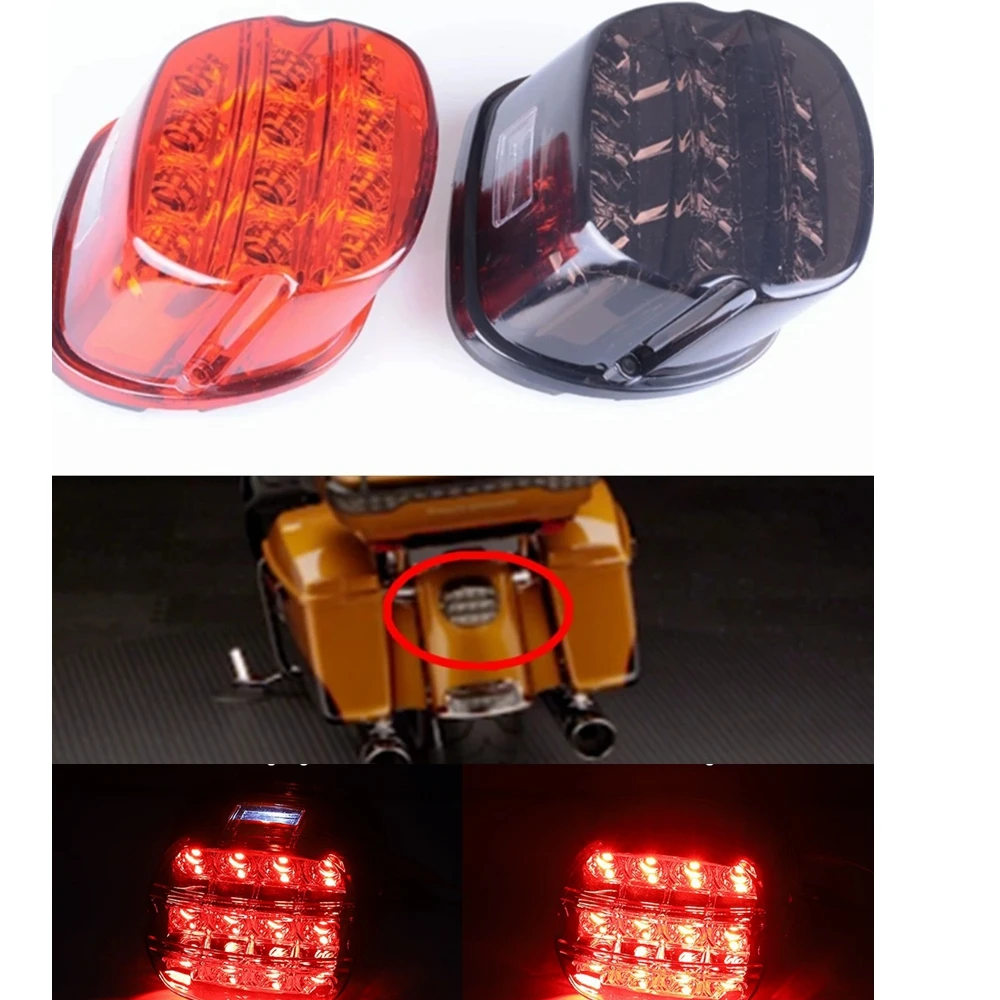 Аксессуары для мотоциклов Встроенный тормозной сигнал поворота Sportster XL883 Dyna Stree