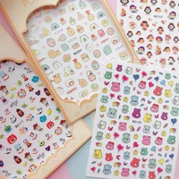 kawaii anime stickers nail stickers ins girl heart cute cartoon japanese korean nail stickers manicure stickers toenail stickers