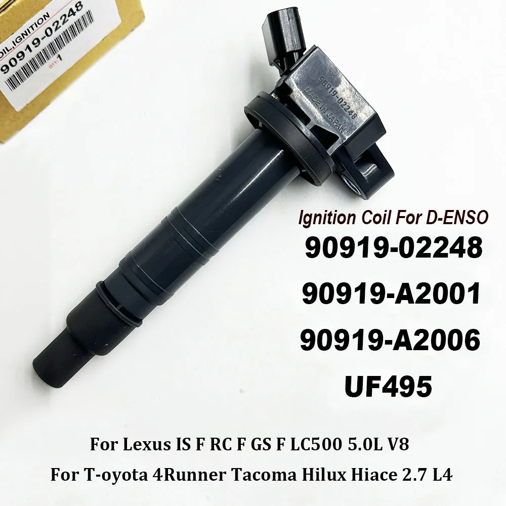 Высокое качество 90919-02248 9091902248 Катушка зажигания UF495 90919-A2001 90919-A2006 для Corolla Celica Matrix