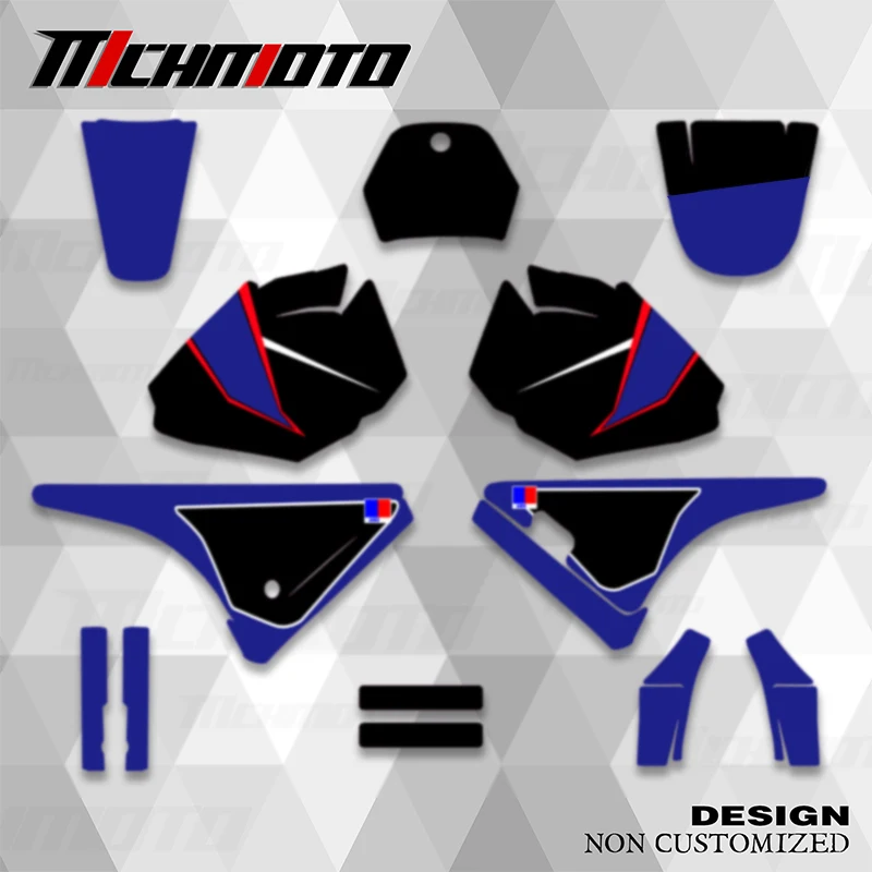 MCHMFG мотоцикл новый стиль КОМАНДА ГРАФИКА фона наклейки Наборы наклеек для Yamaha PW80