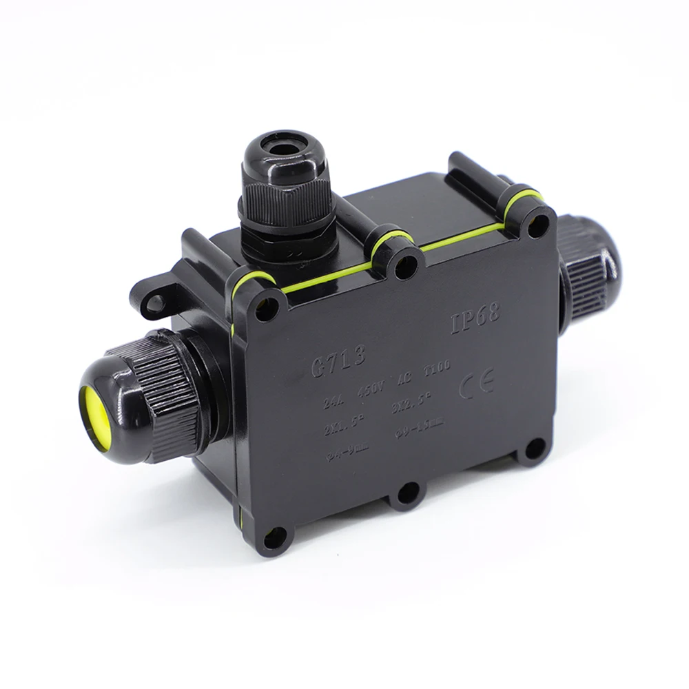 Водонепроницаемая 3-контактная распределительная коробка IP68 Y Тип 3-контактный 4-15