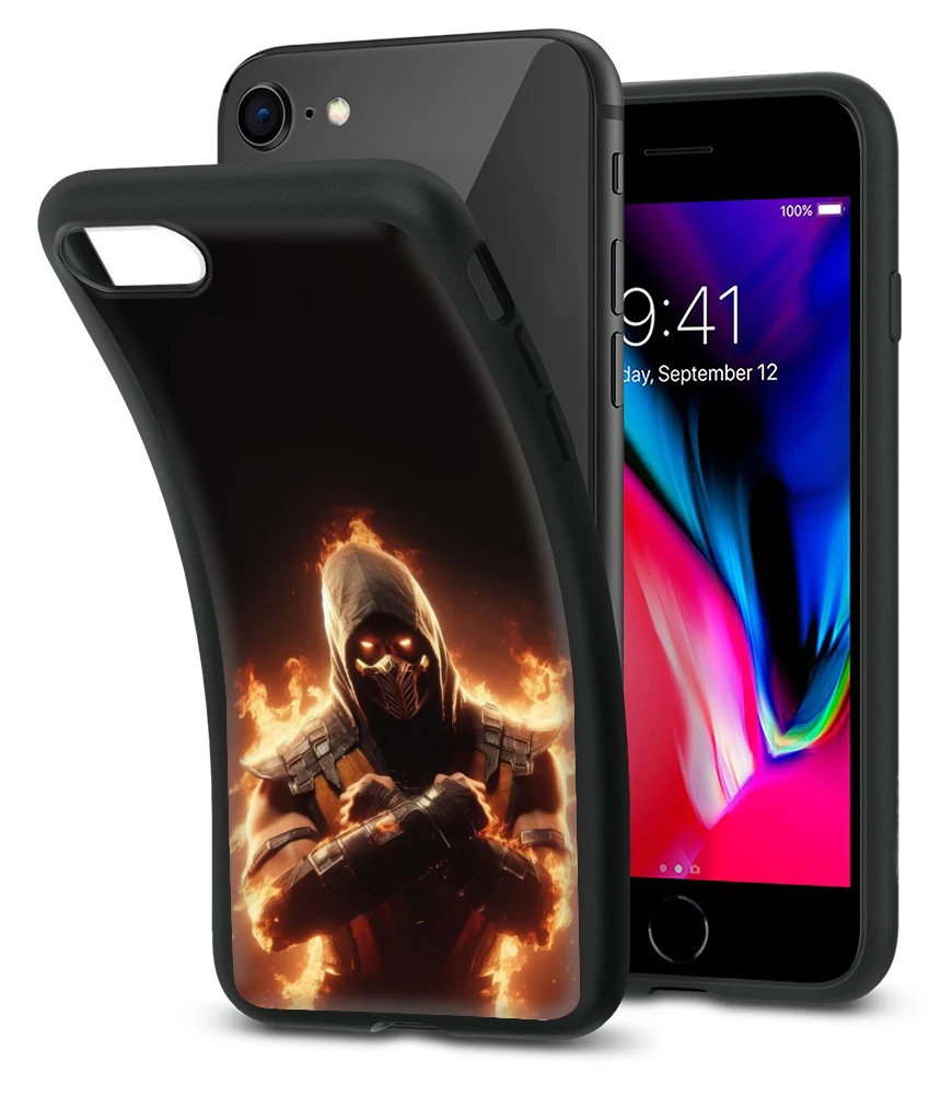 Мягкий силиконовый чехол A-18 Scorpion Sub Zero Mortal Kombat для Samsung Galaxy A10 A10s A20 A30 A20S A40S A50 A50S A70 A81