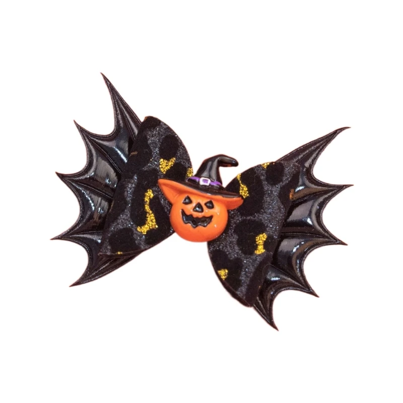 

Праздничная заколка для волос с крыльями летучей мыши, зажим для волос на Хэллоуин, аксессуары для костюмов для ролевых игр