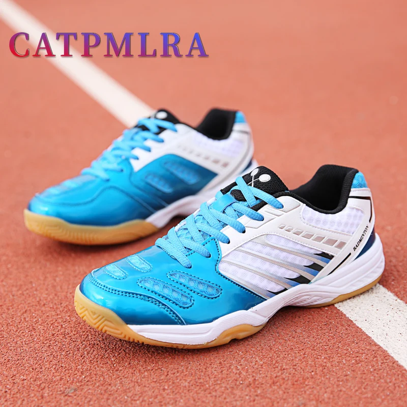 

Best Selling Indoor Court Shoes Professional Beef Tendon Bottom Badminton Gym Shoes Mens Big Size Wearable Sport Woman Sneakers