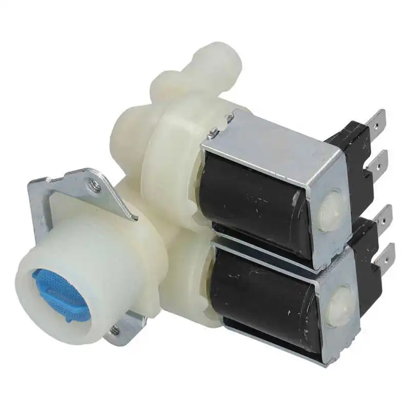 

Washing Machine Water Inlet Valve Replacement AC220V-240V Solenoid Double Head Valve Washer Accessories