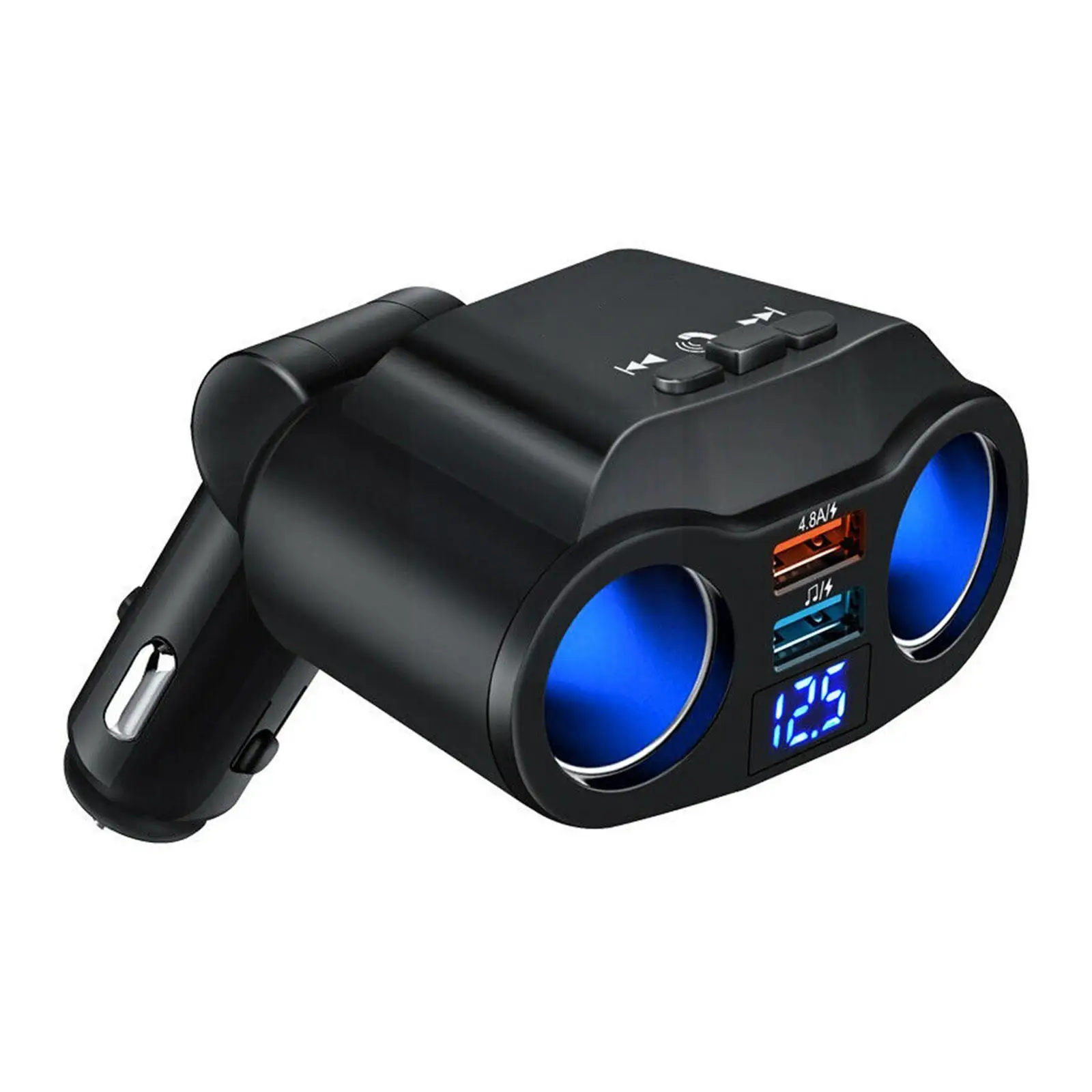 

Автомобильный FM-передатчик, автомобильное быстрое зарядное устройство, прикуриватель, адаптер питания автомобильный делитель 5,0, Bluetooth, наб...