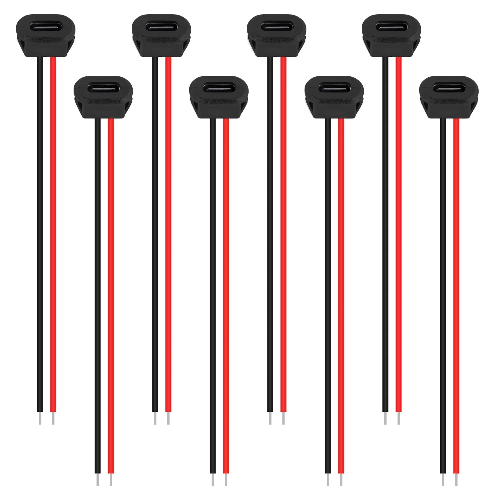 

10 шт. USB Type-C водонепроницаемый USB-разъем прямого сжатия гнездовое основание гнездовой интерфейс зарядки со сварочной проволокой