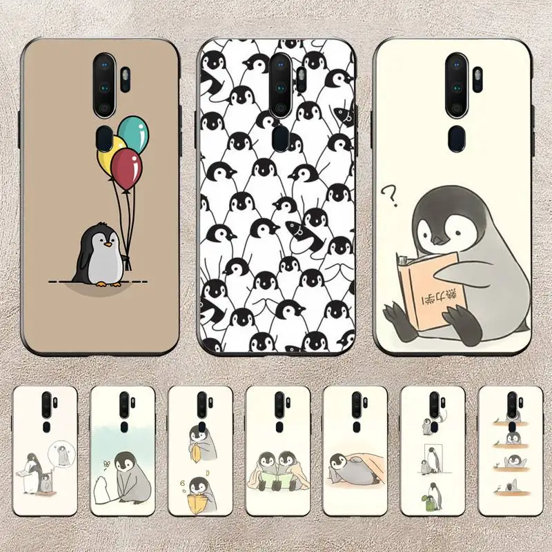 

Cartoon Penguin Phone Case For Redmi 9A 8A 6A Note 9 8 10 11S 8T Pro K20 K30 K40 Pro PocoF3 Note11 5G Case