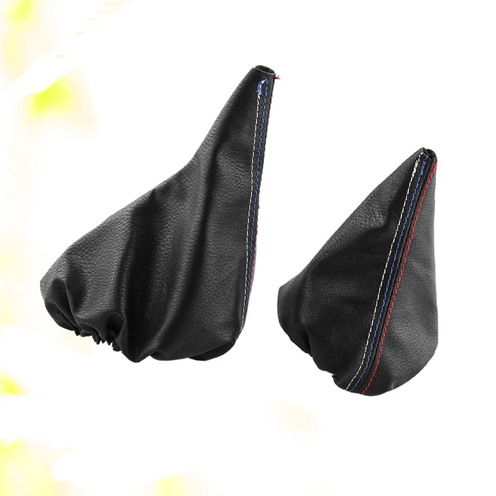 

2 Pcs Cars Accessories Handbrake Cover Gear Cover Handbrake Pad Gear Cover Handbrake Cover Gear Set