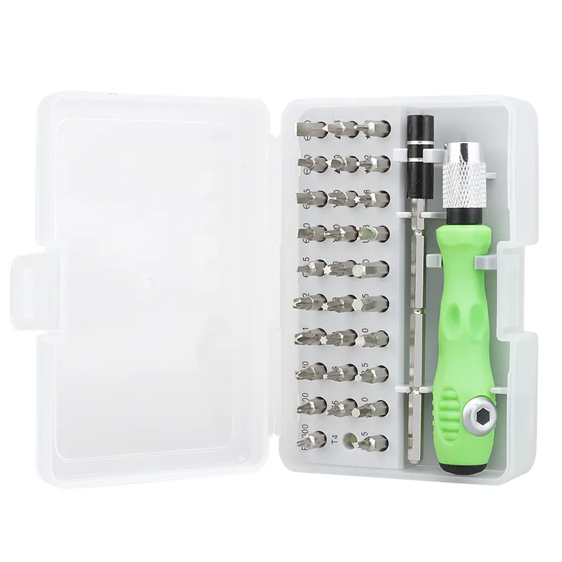 Набор Отверток 32 В 1 Ремонтный Комплект С Магнитным Наконечником Из