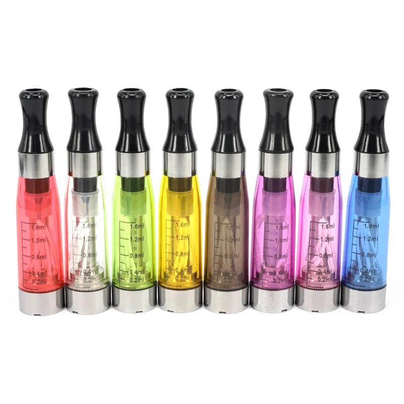 

10Pcs/lLOT 5PCS CE4 Atomizer Clearomizer Tank for Ego Ego-t Evod Vape Pen 510 thread Electronic e cigarette ecigs 1.6ml 8 Colors