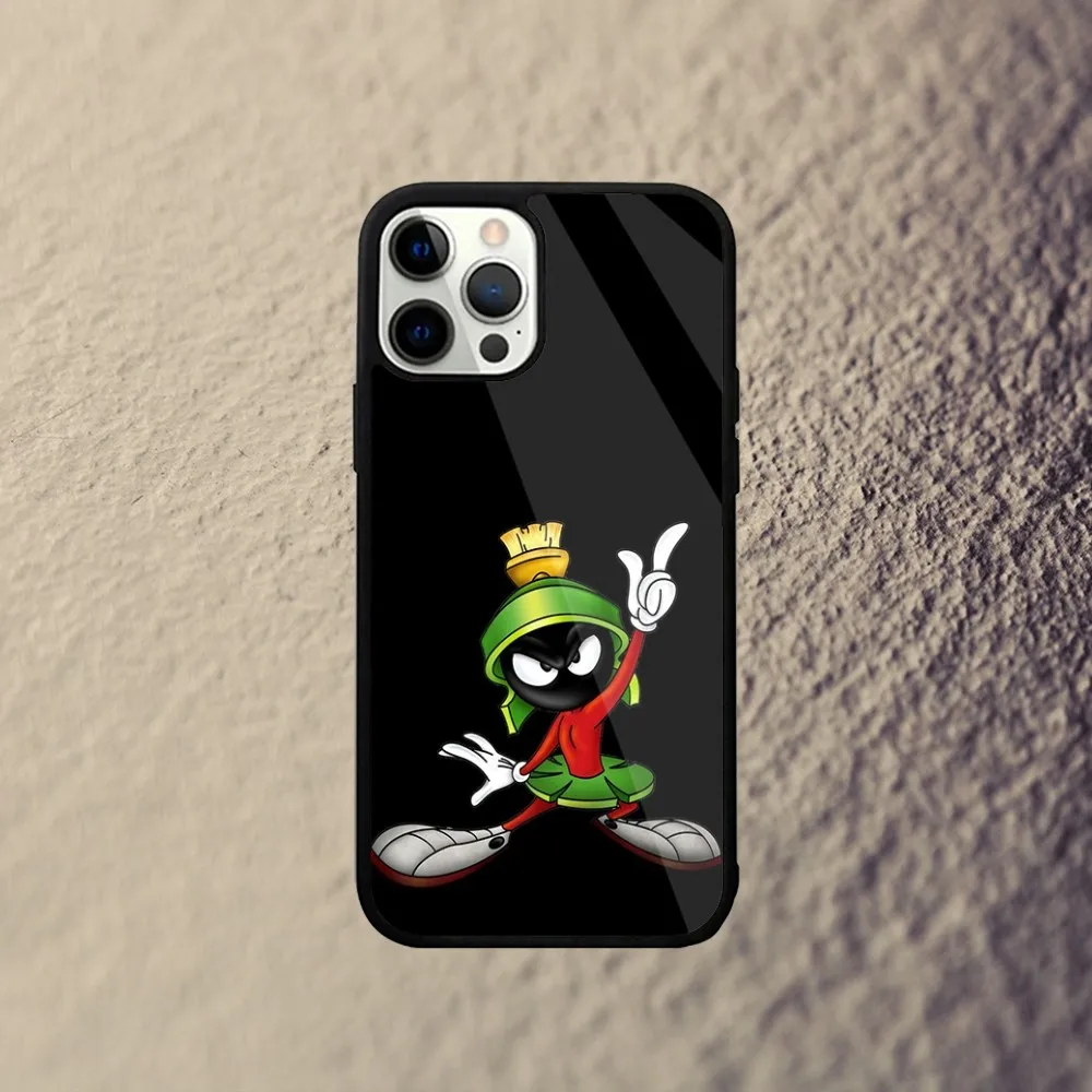 Чехол для телефона M-Marvin The-Martian iPhone 15 14 13 12 11 Plus Pro Max Mini Magsafe с магнитной