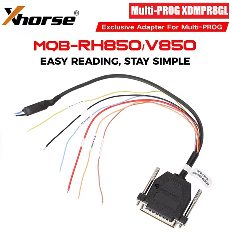 

Кабель-адаптер Xhorse XDMPR8GL MQB RH850/V850, только для программатора Multi Prog Pro-level, калибровка IMMO, чтение MQB48 MQB49 5C