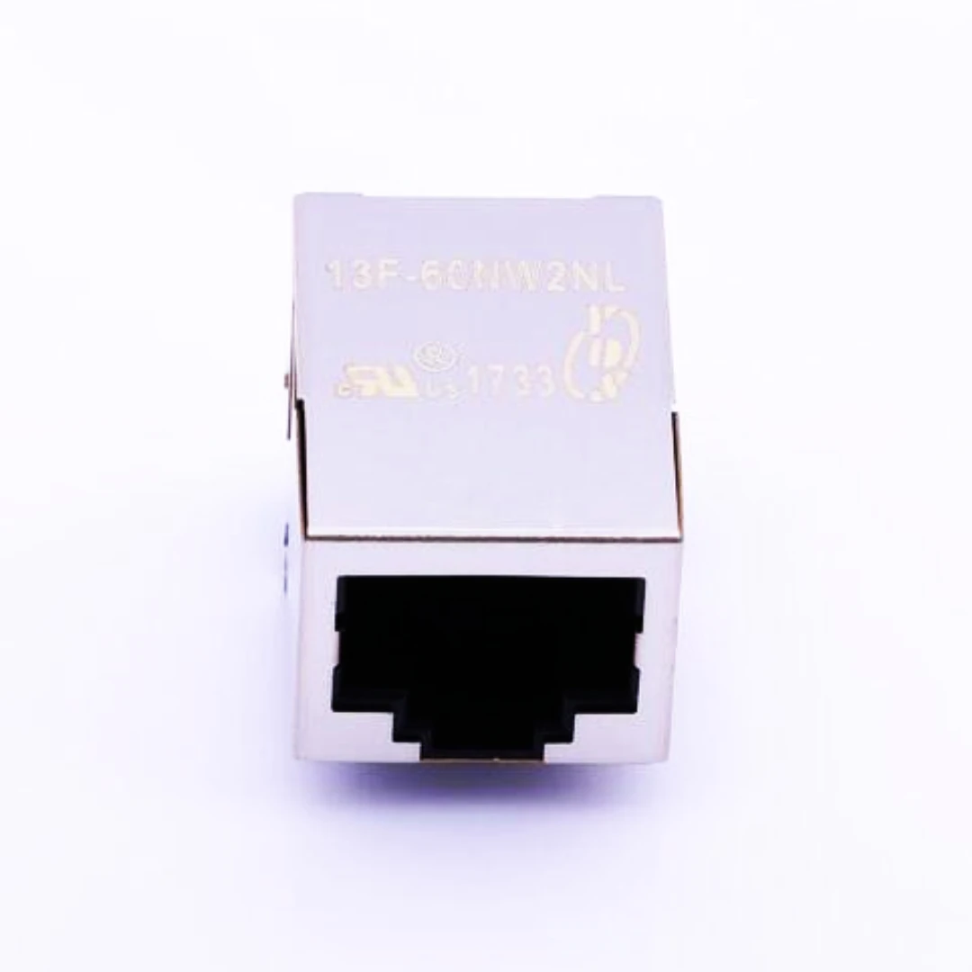 10 шт./партия, разъем RJ45, 90 градусов, 13F-60FGYDPNW2NL, горизонтальный 100 м с трансформатором и сетевым портом 10 шт./партия, разъем RJ45, 90 градусов, 13F-60FGYDPNW2NL, горизонтальный 100 м с трансформатором и сетевым портом