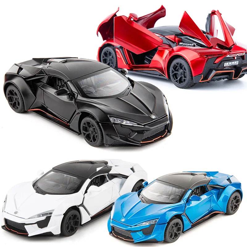 

Alloy car model 1:32 SLR convertible sports car simulation car model Leken car model toy car sound light car accessories