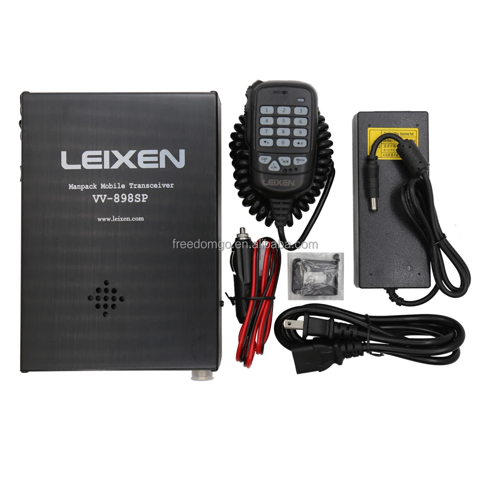 Фото LX VV-898SP 20W Автомобильная рация LEIXEN с двойным диапазоном VHF/UHF, портативная радиостанция с микрофоном для установки в транспортное средство. №1