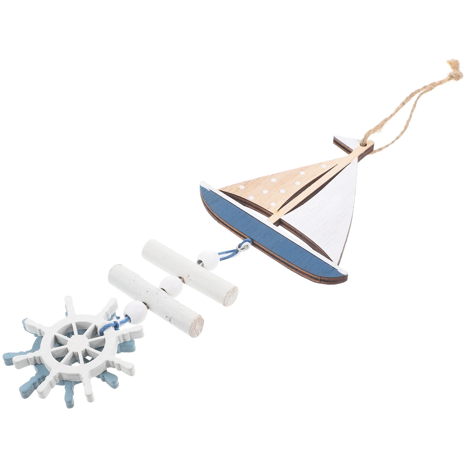 

Rudder Wall Hanging Decoration Nautical Style Rudder Sailboat Wall Pendant