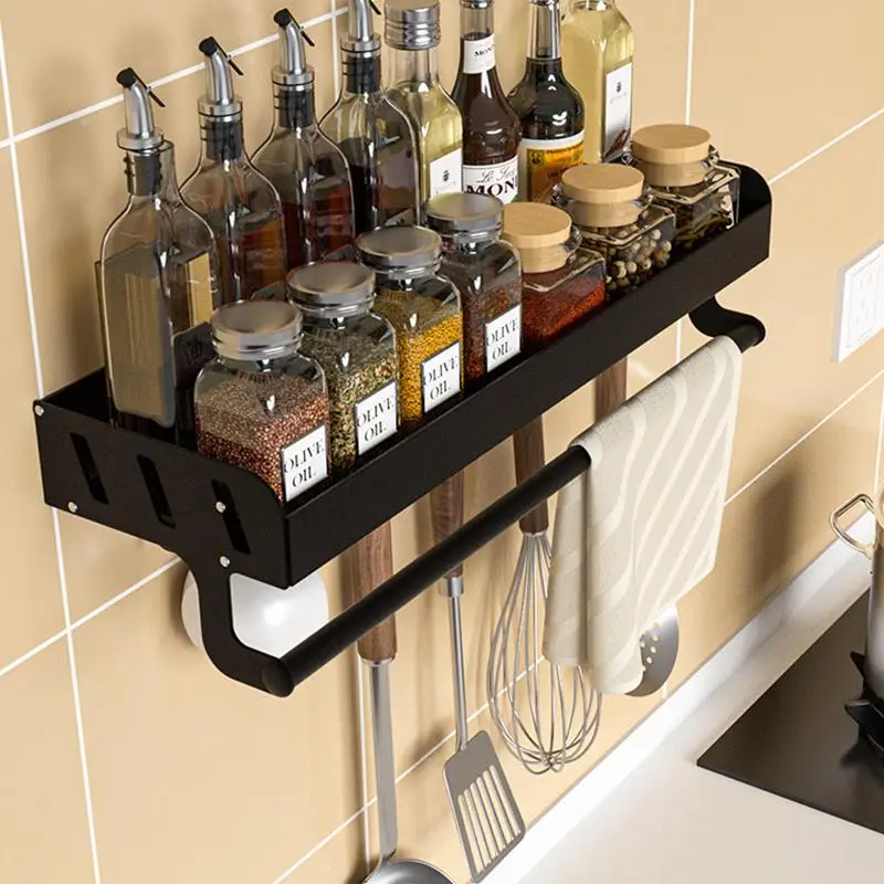 Кухонная угловая полка для палочек без перфорации стеллаж хранения специй из