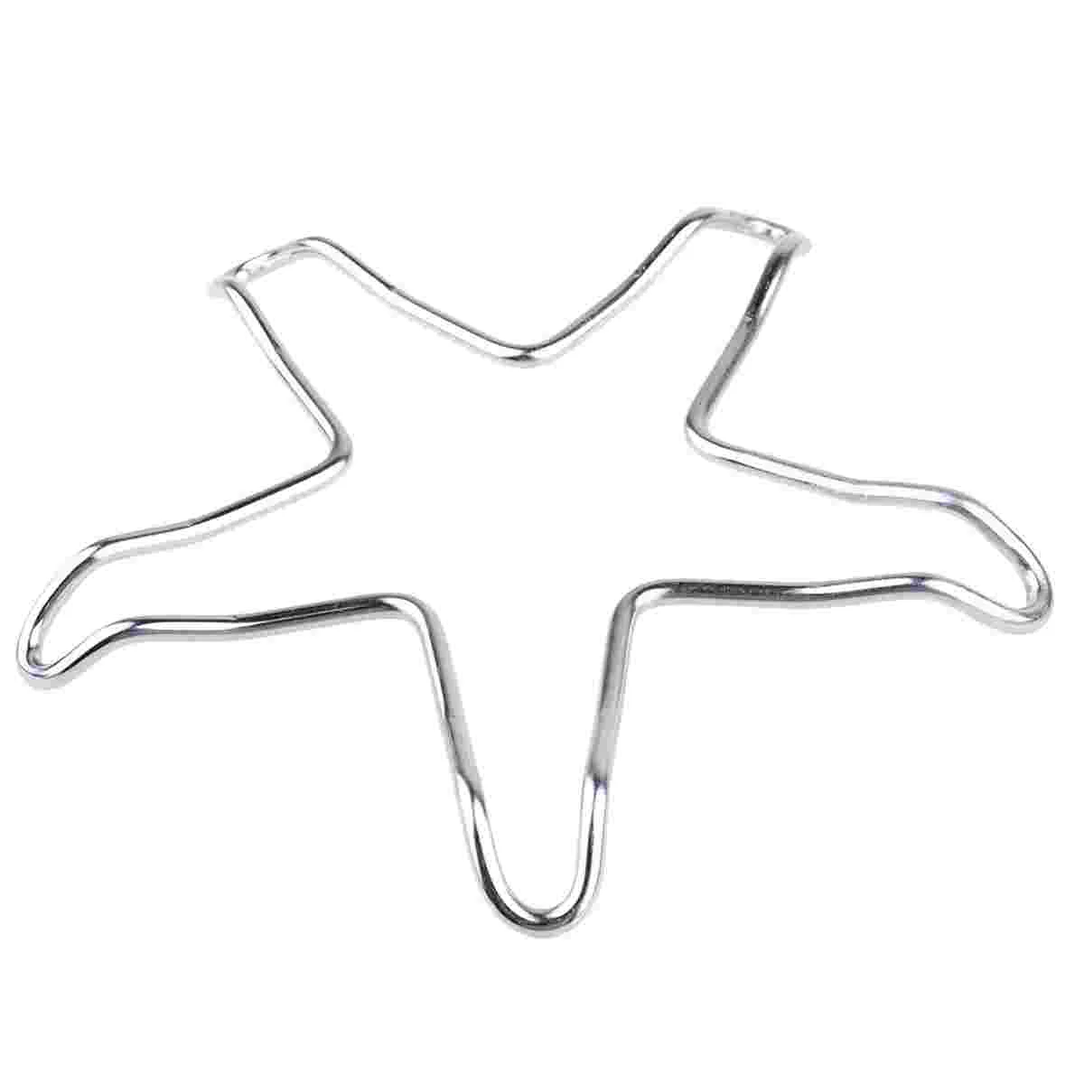 

Star Shaped Gas Stove Stand Stainless Steel Gas Stove Rack Durable Small Pan Support Rack for Home Kitchen