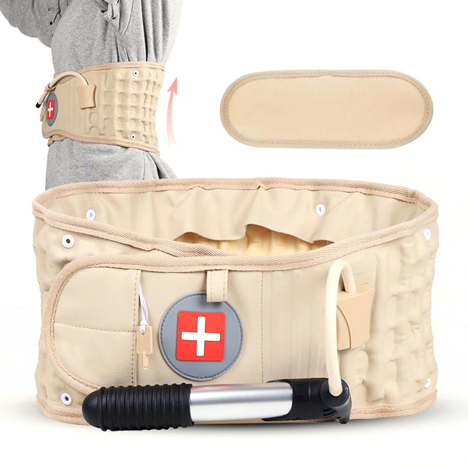 

Inflatable Lumbar Retractor Air Decompression Inflate Back Belt Waist Air Lumbar Spine Traction Health Care Pain Relief
