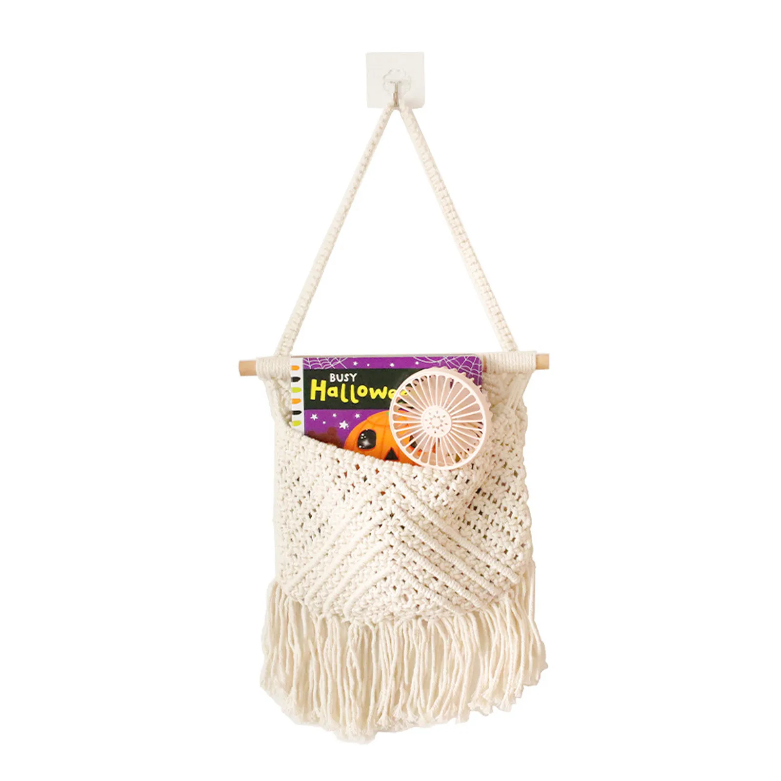 

Гобеленовые настенные карманы, белый держатель для стены в стиле бохо, стандартная полка для свадебного украшения