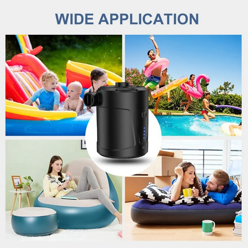 Электрический воздушный насос портативный беспроводной компрессор аксессуары