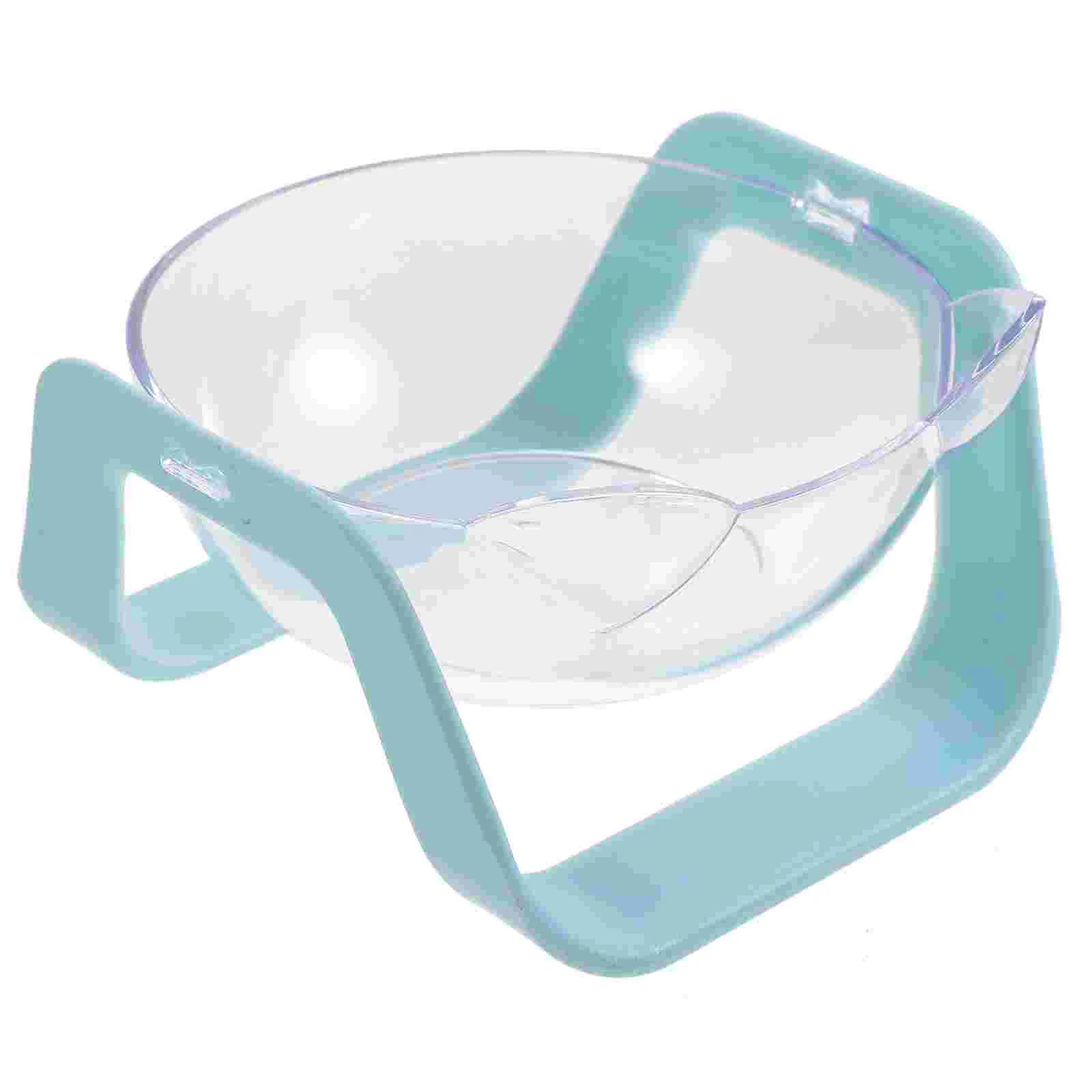 

Elevated Cat Food Bowl Transparent Cat Feeder Bowl With Stand Reusable Pet Cat Food Feeding Bowl