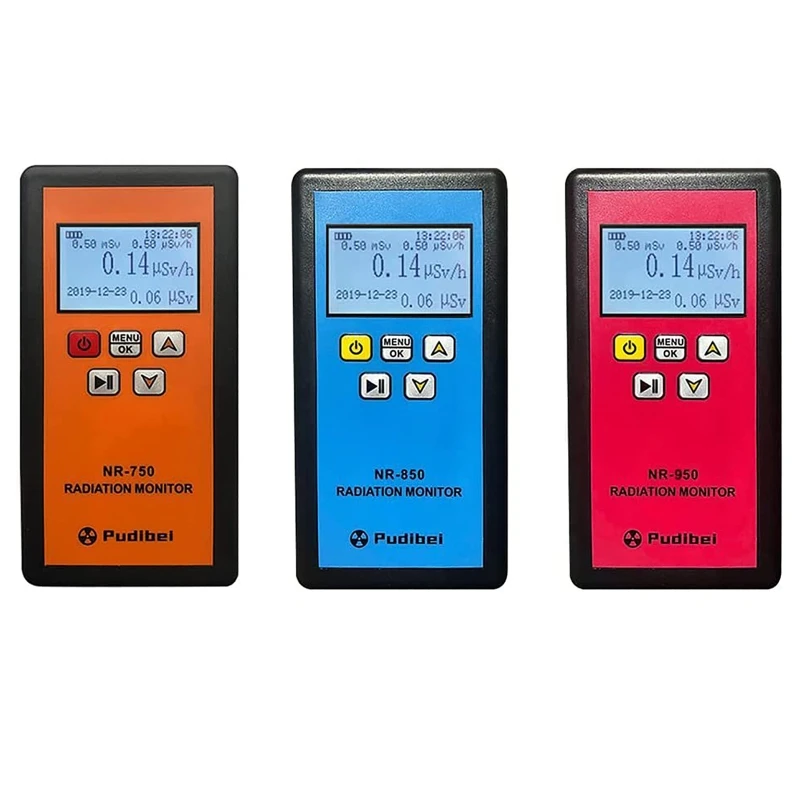 

Handheld Counter Nuclear Radiation Detector Professional Geiger Counter Detect X-ray γ-ray β-ray 2x AA Battery Powered