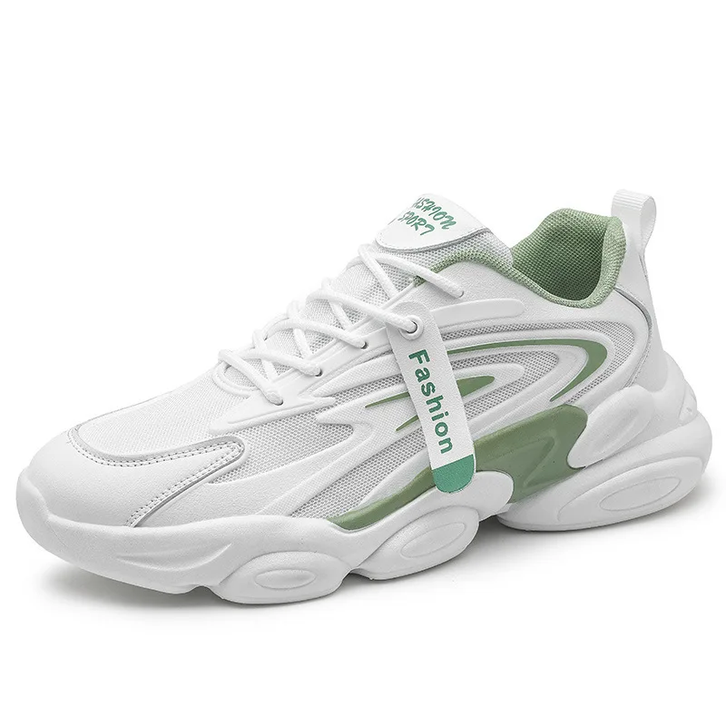 New Men's Sneakers Outdoor Fashion Trend Mesh Breathable Sports Shoes Anti Skid Comfortable Wear-resistant Casual Running Shoes